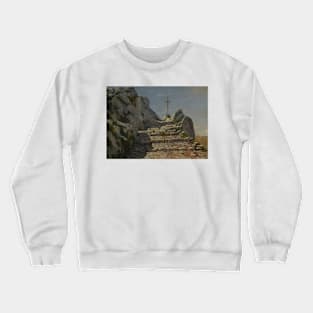 Landscape by Albert Bierstadt Crewneck Sweatshirt